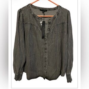 JANE & DELANCEY LYOCELL WESYERN STYLE BUTTON DOWN SHIRT